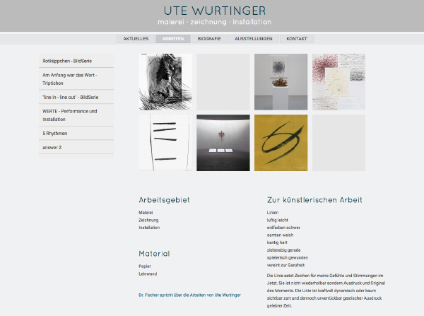 webdesign projekte Wolfram Larmon ute wurtinger screenshot b600